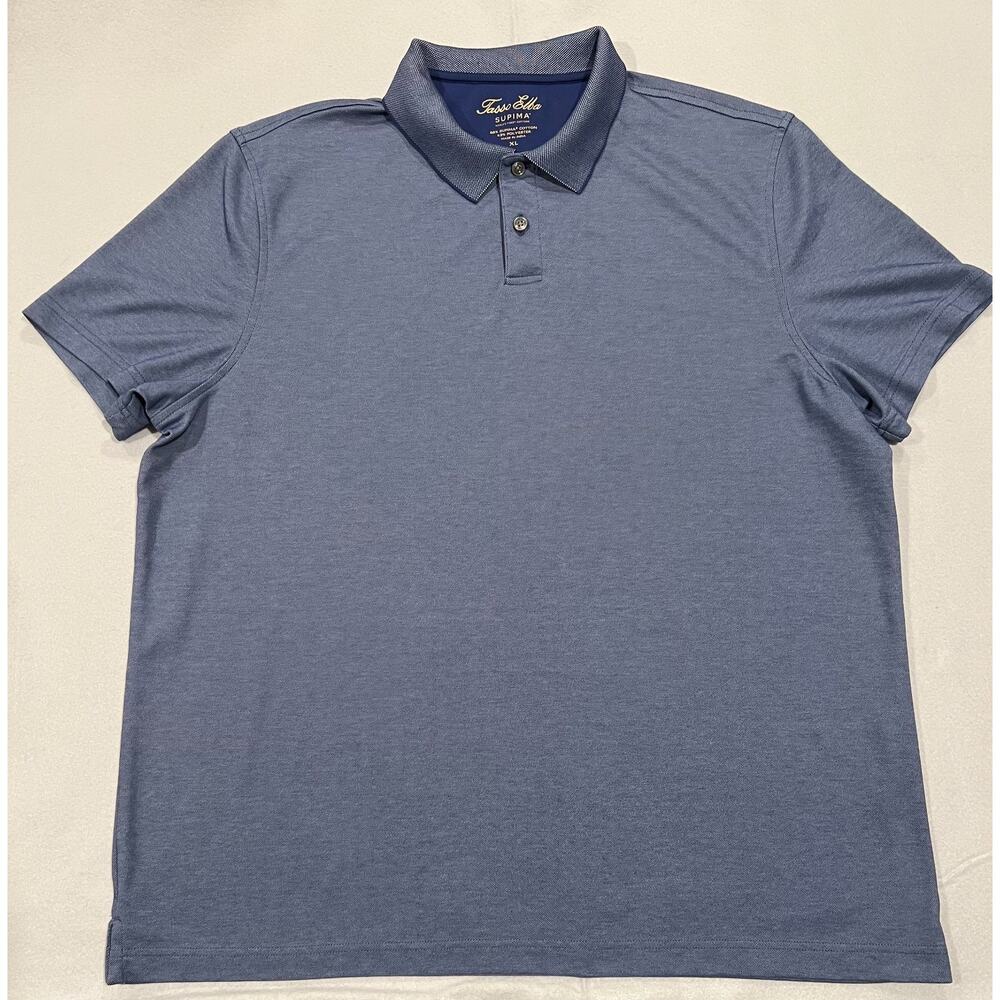 Tasso Elba Supima Cotton Blend Short Sleeve Polo Shirt Men's Size XL
